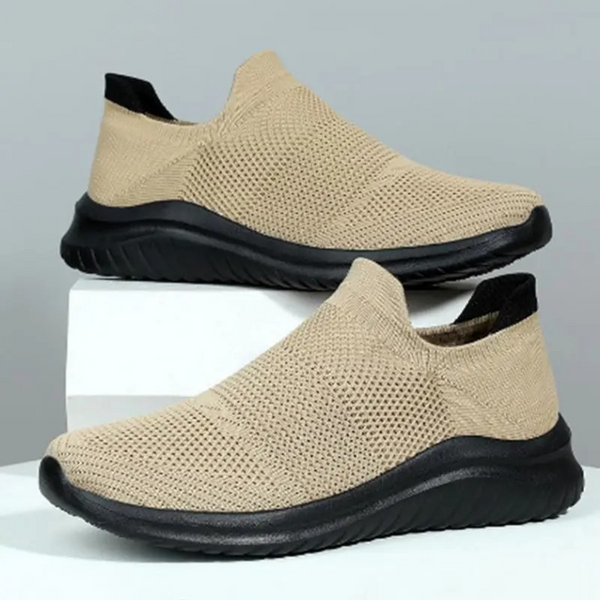 Baskets slip-on pour femmes - chaussures tricotées respirantes et douces