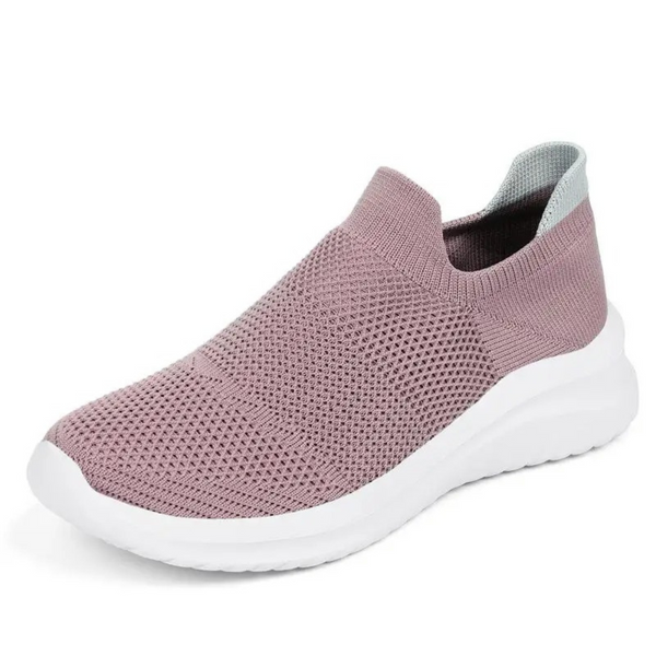 Baskets slip-on pour femmes - chaussures tricotées respirantes et douces
