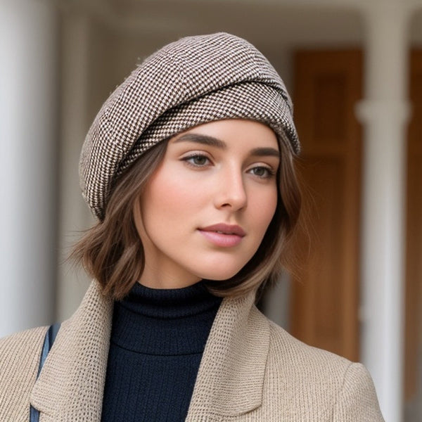 Béret pour femmes - accessoire rétro élégant et chaleureux