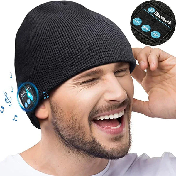 Bonnet bluetooth - écoute de musique sans fil pour femmes