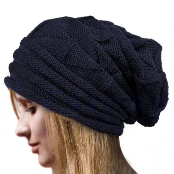 Bonnet slouch tricoté - un accessoire tendance pour l'hiver