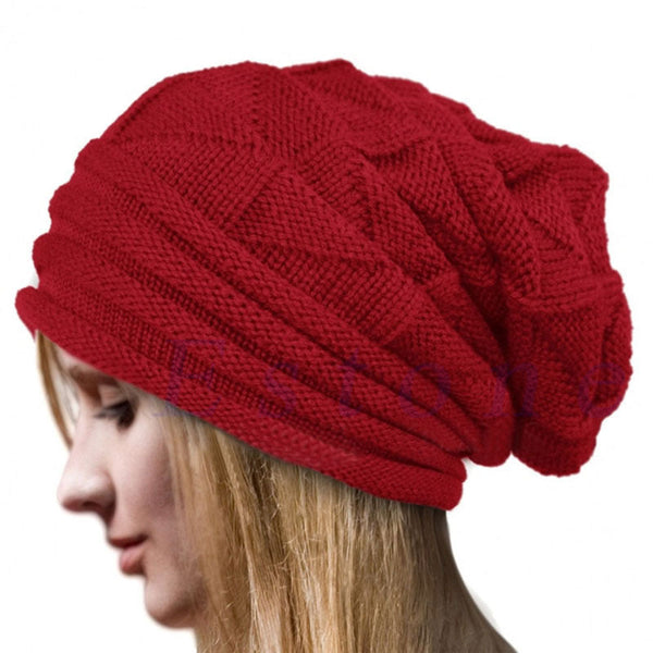 Bonnet slouch tricoté - un accessoire tendance pour l'hiver