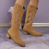 Bottes de cowboy - élégantes bottes western pour femmes jusqu'aux genoux