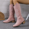 Bottes de cowboy - élégantes bottes western pour femmes jusqu'aux genoux