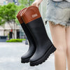 Bottes de pluie femmes - bottes étanches élégantes pour activités extérieures