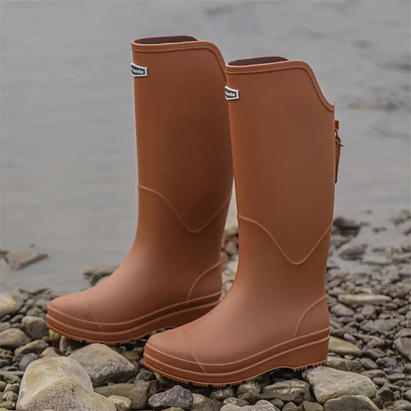 Bottes de pluie hautes pour femmes – des bottes en caoutchouc robustes et étanches
