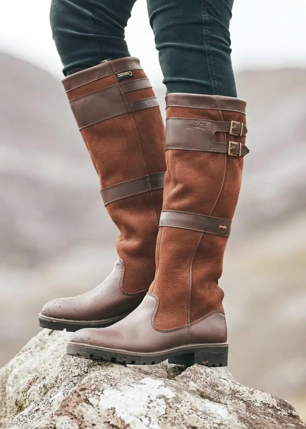 Bottes d'équitation en similicuir (PU) pour femmes - élégantes et longues jusqu'au genou