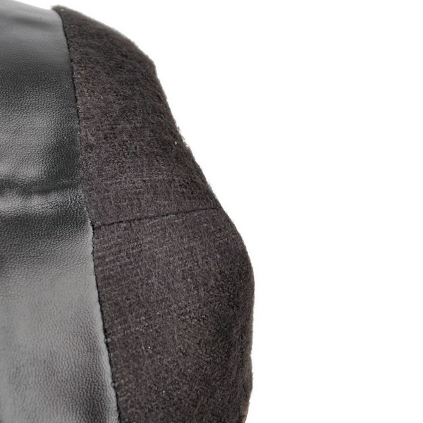 Bottes montantes élégantes en simili cuir pour femmes