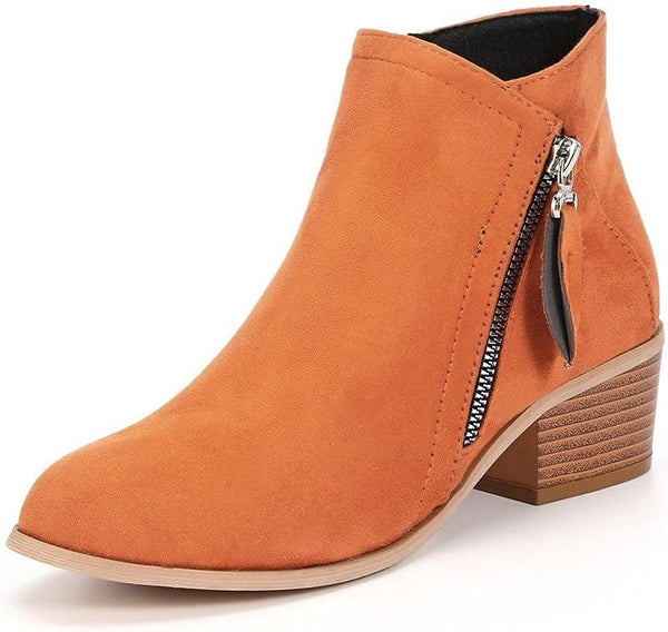 Bottines tendance - chaussures zippées pour femmes