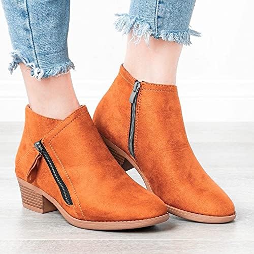 Bottines tendance - chaussures zippées pour femmes