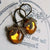 Boucles d'oreilles libellule suspendues - boucles en bronze vintage pour femmes