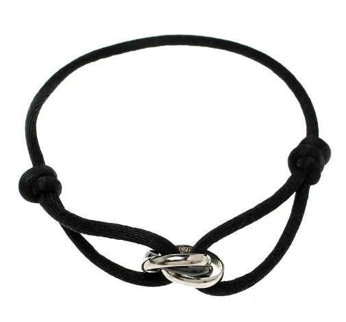 Bracelet élégance trinity - bracelet raffiné pour femmes avec accents dorés et argentés