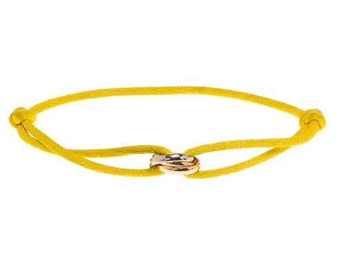 Bracelet élégance trinity - bracelet raffiné pour femmes avec accents dorés et argentés