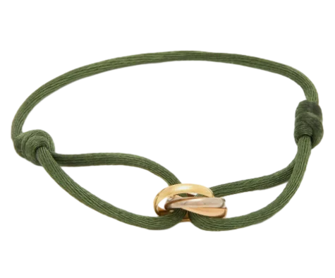 Bracelet élégance trinity - bracelet raffiné pour femmes avec accents dorés et argentés