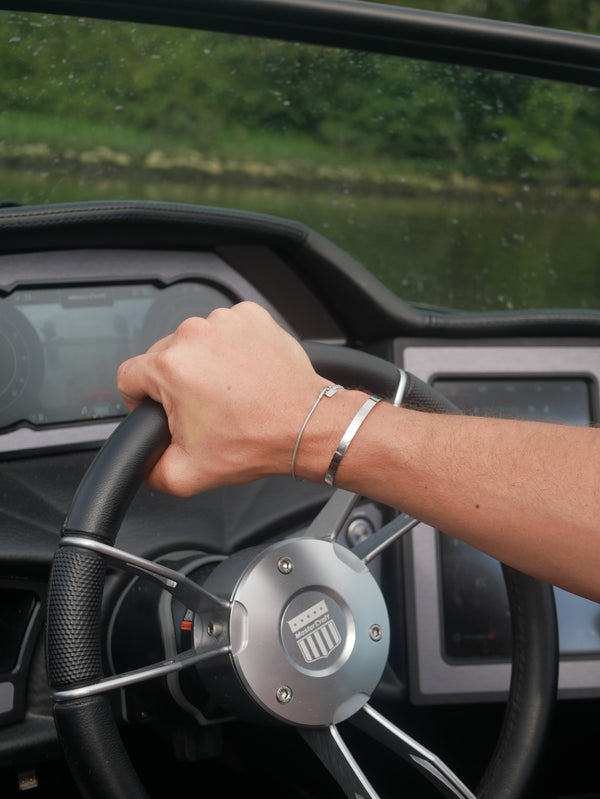 Bracelet en argent unisexe