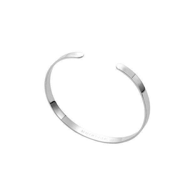 Bracelet jonc argent unisexe - Taille unique