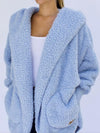 Cardigan en fausse fourrure - veste oversize pour femmes
