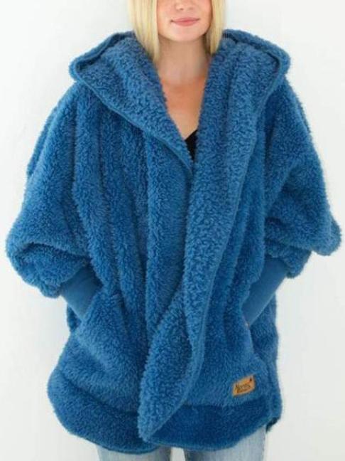 Cardigan en fausse fourrure - veste oversize pour femmes