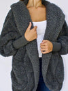 Cardigan en fausse fourrure - veste oversize pour femmes