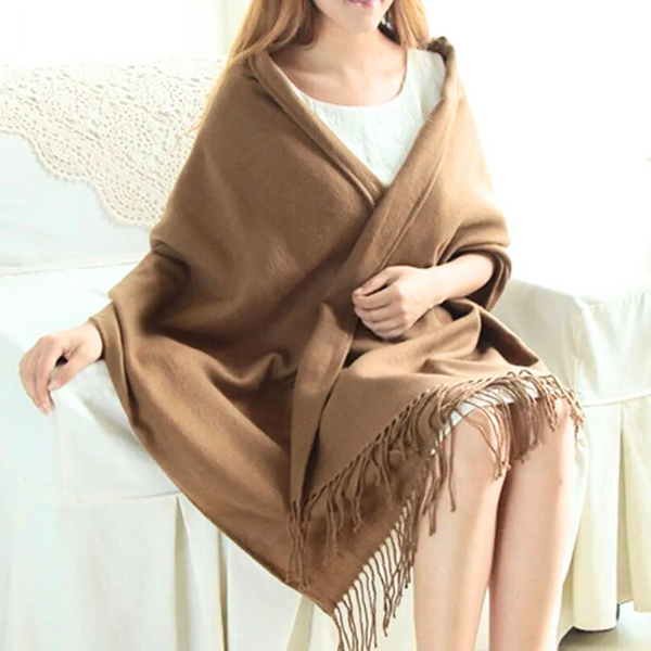 Châle en maille douce - élégant wrap chaud pour femmes