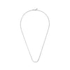 Collier chaîne argent unisexe - Taille unique