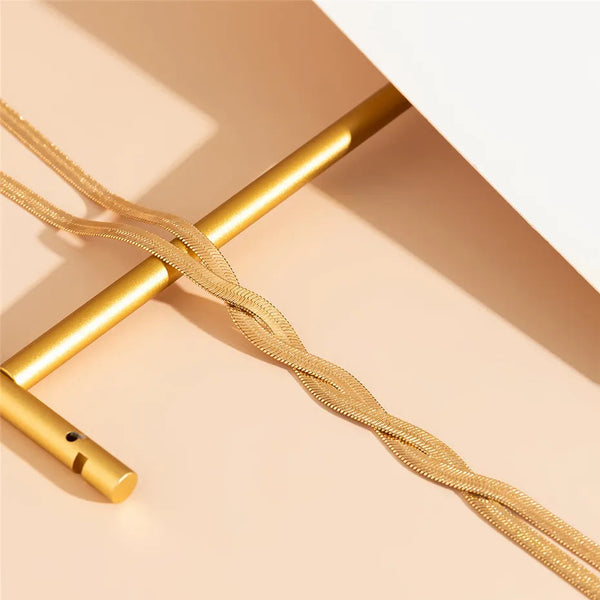 Collier long élégant - bijoux déclaration pour femmes