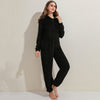 Combinaison en polaire avec oreilles d'ours - loungewear snugglepaws pour femmes