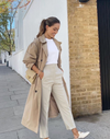 Pantalons chino femme - coupe ajustée pour des occasions décontractées et habillées