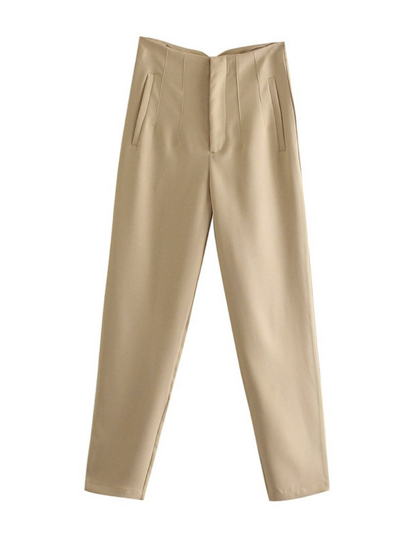 Pantalons chino femme - coupe ajustée pour des occasions décontractées et habillées