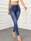 Jean skinny - pantalons en denim taille haute flatteurs