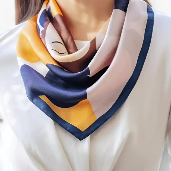Écharpe en soie - accessoire élégant pour dames