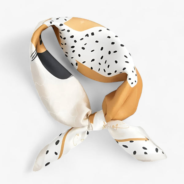 Écharpe en soie - accessoire élégant pour dames