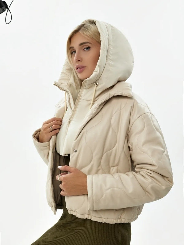 Écharpe matelassée - accessoire tendance pour l'hiver