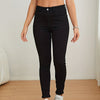 Jean skinny noir - pantalon en denim taille haute pour femmes