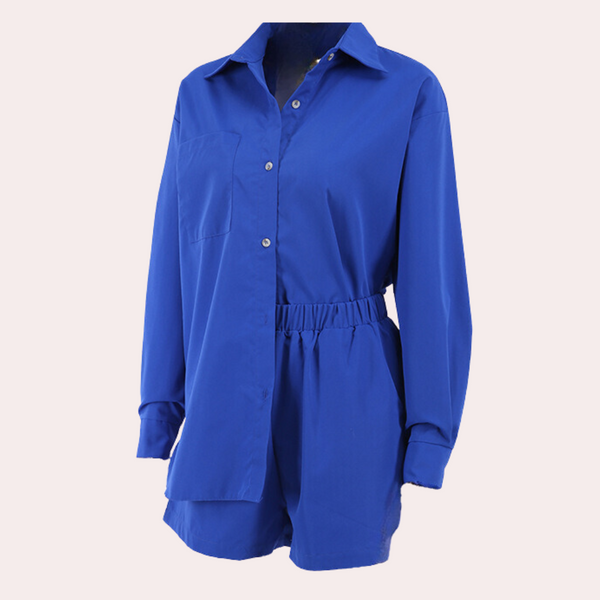 Ensemble de détente pour femmes - haut chic et short assorti