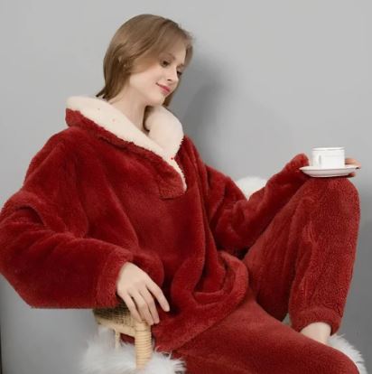 Ensemble de pyjama doux - vêtement d'intérieur ultra-moelleux pour femmes