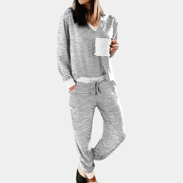 Ensemble pyjama 2 pièces - loungewear chic pour femmes