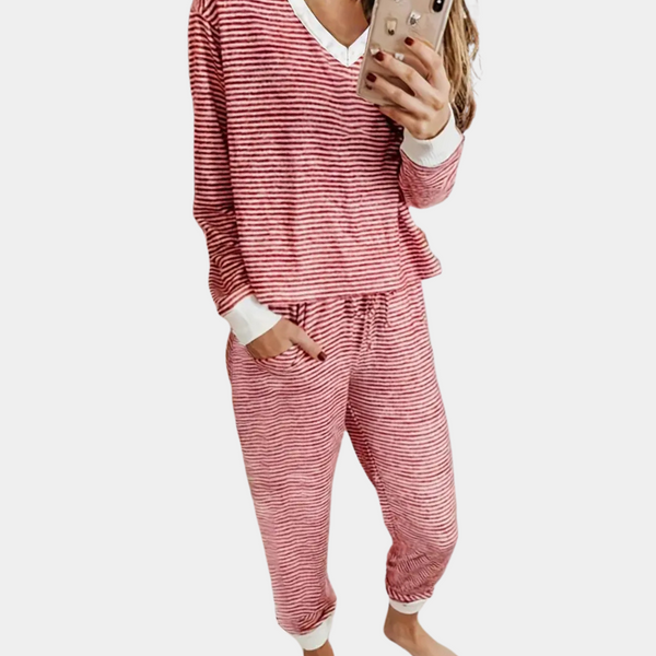 Ensemble pyjama 2 pièces - loungewear chic pour femmes