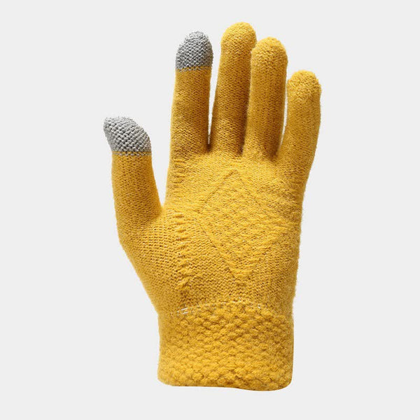 Ensemble tricoté 3 pièces - bonnets, écharpe et gants tendance pour femmes