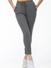 Pantalons de jogging femme en tissu doux avec cordon de serrage - basiques décontractés pour le quotidien