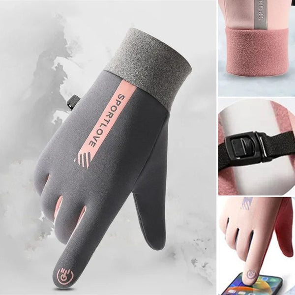 Gants d'hiver imperméables antidérapants - gants durables pour femmes