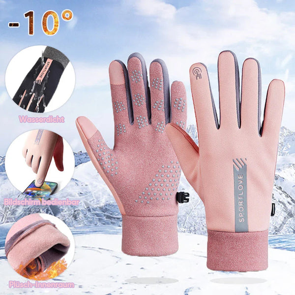 Gants d'hiver imperméables antidérapants - gants durables pour femmes