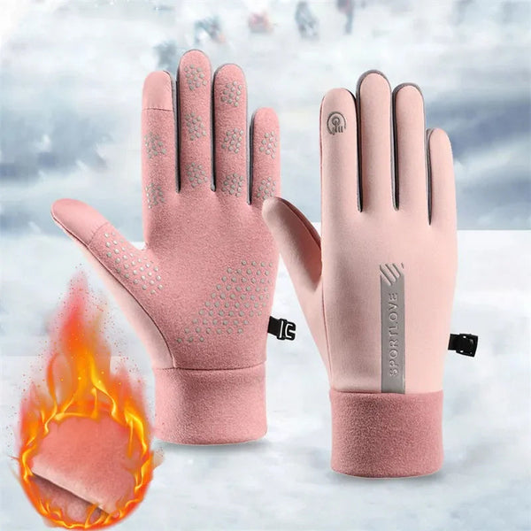 Gants d'hiver imperméables antidérapants - gants durables pour femmes