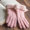 Gants d'hiver pour femmes - gants en fausse fourrure ultra doux