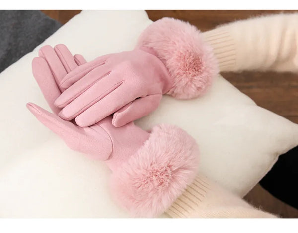 Gants en suede pour femmes - design classique et élégant