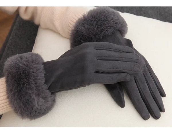 Gants en suede pour femmes - design classique et élégant