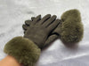 Gants en suede pour femmes - design classique et élégant