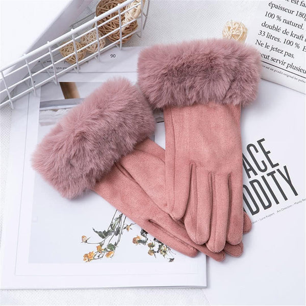 Gants en suede pour femmes - design classique et élégant