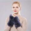 Gants sans doigts en fausse fourrure - tendance et chaleureux pour dames