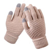 Gants tricotés 2 pièces - gants d'hiver élégants pour femmes